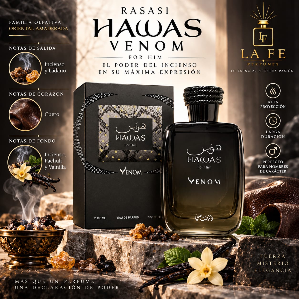 Rasasi Hawas Venom For Him 100ml EDP